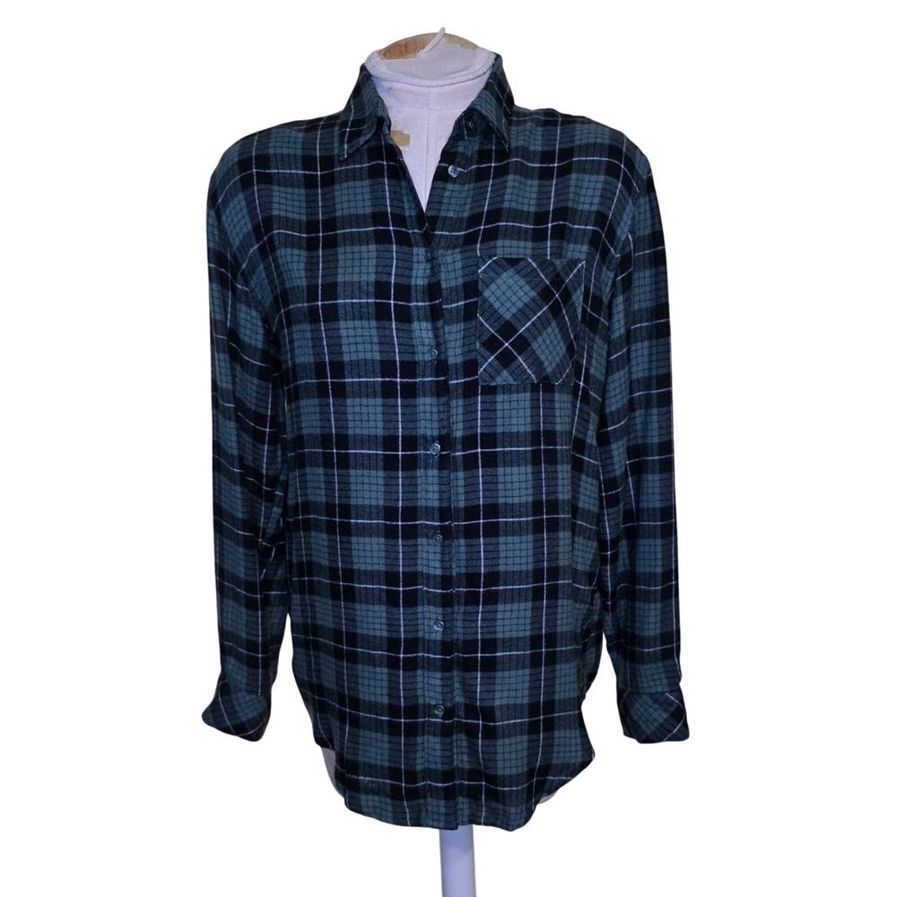 Market‎ & Spruce Stitch Fix Flannel Maeve Cozy Boyfriend Fit Size XS NWT